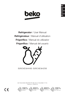 Manual de uso BEKO B3RCNE364HXB Refrigerador
