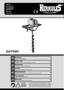 Bedienungsanleitung Herkules EA1700H Erdbohrer