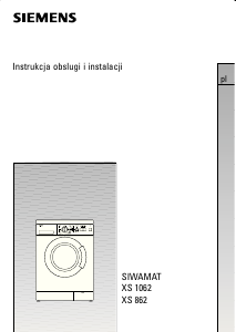 Instrukcja Siemens Siwamat XS 862 Pralka