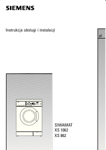 Instrukcja Siemens Siwamat XS 1062 Pralka
