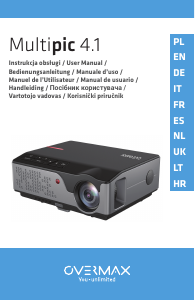 Manual de uso Overmax Multipic 4.1 Proyector