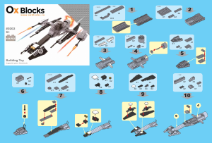 Manual Ox Blocks set 0202 Space Explorer Spaceship