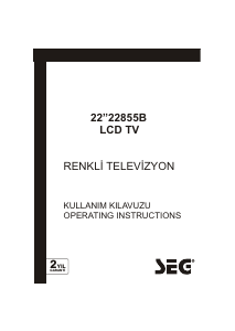 Kullanım kılavuzu SEG 22855B LCD televizyon