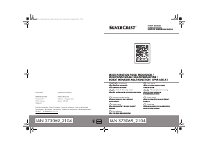 Manual SilverCrest IAN 373069 Food Processor
