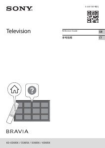 Handleiding Sony Bravia KD-43X85K LCD televisie