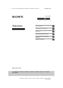 Manual Sony Bravia KLV-49W672E LCD Television