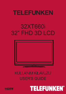 Kullanım kılavuzu Telefunken 32XT660i LCD televizyon