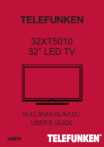 Kullanım kılavuzu Telefunken 32XT5010 LED televizyon