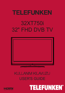 Handleiding Telefunken 32XT750i LED televisie