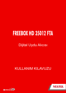 Kullanım kılavuzu Vestel Freebox HD 35012 FTA Sayısal almaç