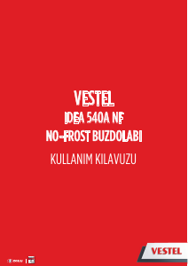 Kullanım kılavuzu Vestel IDEA 540A NF Donduruculu buzdolabı