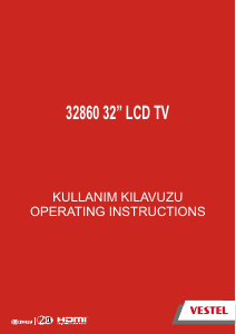 Kullanım kılavuzu Vestel 32860 LCD televizyon