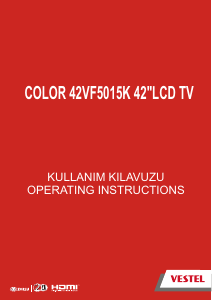 Kullanım kılavuzu Vestel 42VF5015K LCD televizyon