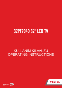 Kullanım kılavuzu Vestel 32PF9040 LCD televizyon