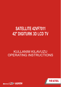 Kullanım kılavuzu Vestel 42VF7011 LCD televizyon