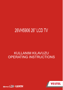 Kullanım kılavuzu Vestel 26VH5906 LCD televizyon