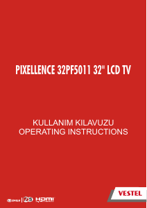 Kullanım kılavuzu Vestel 32PF5011 LCD televizyon