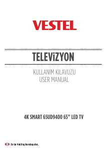 Kullanım kılavuzu Vestel 65UD9400 LED televizyon