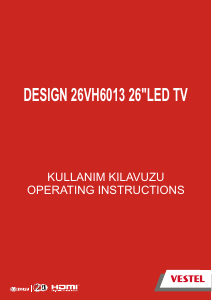 Manual Vestel 26VH6013 LED Television