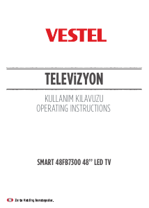 Kullanım kılavuzu Vestel 48FB7300 LED televizyon