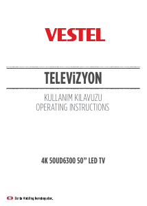 Kullanım kılavuzu Vestel 50UD6300 LED televizyon