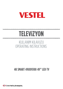 Kullanım kılavuzu Vestel 49UD9300 LED televizyon