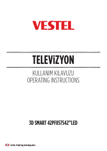 Handleiding Vestel 42PF8575 LED televisie