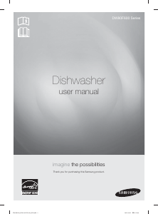 Manual Samsung DW80F600UTS Dishwasher