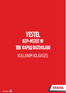 Kullanım kılavuzu Vestel BZP-M1203 W Buzdolabı