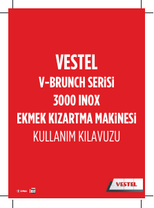 Kullanım kılavuzu Vestel V-Brunch 3000 Ekmek kızartma makinesi