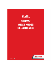 Kullanım kılavuzu Vestel VCM 1005 C Çamaşır makinesi