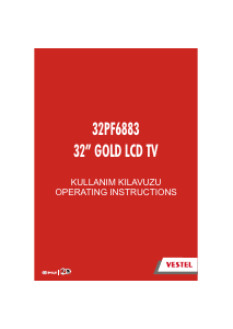 Kullanım kılavuzu Vestel 32PF6883 LCD televizyon