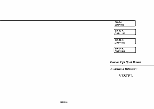 Kullanım kılavuzu Vestel SX-24-K Klima