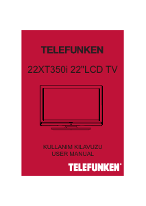 Kullanım kılavuzu Telefunken 22XT350i LCD televizyon