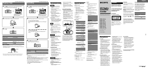 Handleiding Sony CFD-V21L Stereoset