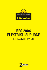 Kullanım kılavuzu Regal RES2004 Elektrikli süpürge