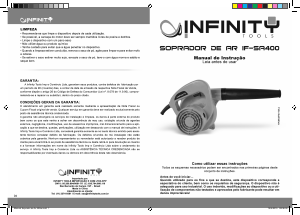 Manual Infinity IF-SA400 Soprador de folhas