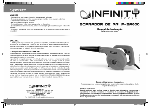 Manual Infinity IF-SA600 Soprador de folhas