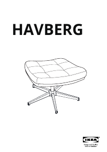 Handleiding IKEA HAVBERG Kruk