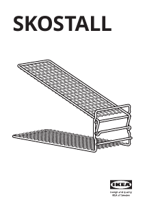 Brugsanvisning IKEA SKOSTALL Skoskab