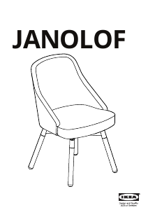 Rokasgrāmata IKEA JANOLOF Krēsls