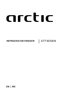 Manual Arctic ATF905WN Refrigerator