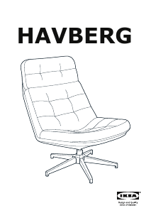 Manuál IKEA HAVBERG Křeslo