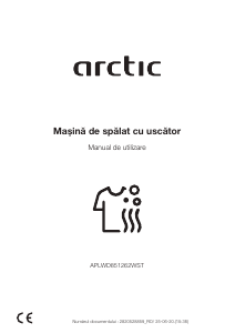 Manual Arctic APLWD851262WST Mașină de spalat cu uscator