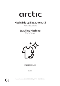 Manual Arctic APL81223XLW3 Washing Machine