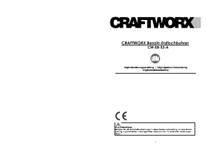 Bedienungsanleitung Craftworx CW-EB-52-A Erdbohrer
