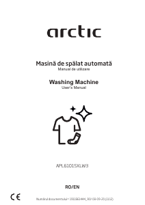 Manual Arctic APL61015XLW3 Mașină de spălat