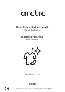 Manual Arctic APL61225XLW3 Washing Machine
