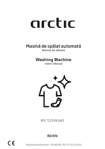 Manual Arctic APL71224XLW3 Washing Machine