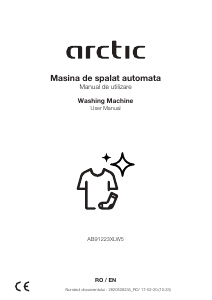 Manual Arctic AB91223XLW5 Washing Machine